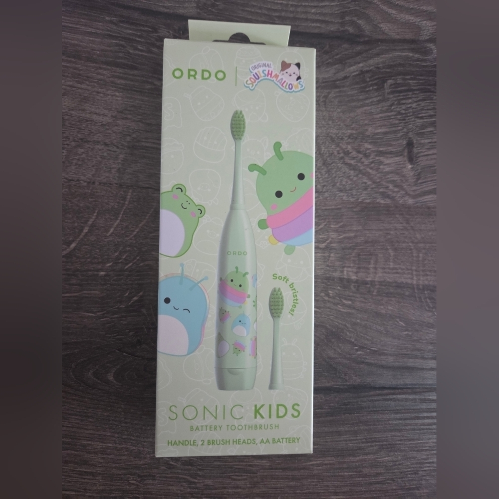 Ordo Sonic Kids Squishmallows Electric Toothbrush NEW